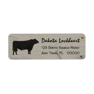 Aquarelle Russe en bois Angus Bull