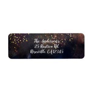 Aquarelle scintillante Terme Rustique moderne Glam