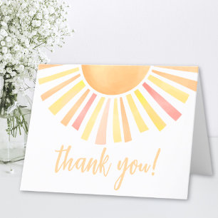 Aquarelle Soleil Ensoleillé Merci