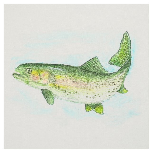 Aquarelle Tissu de truite (Échantillon)