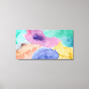 Aquarelle toile étirée Abstraite