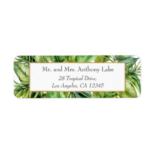 Aquarelle Tropical Floral Beach Mariage