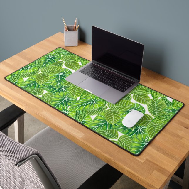 Aquarelle tropicale feuille design motif (Bureau 2)
