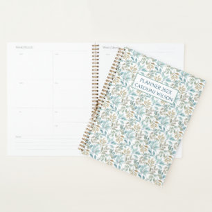 Aquarelle turquoise botanique Stylish bleu non dat
