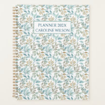 Aquarelle turquoise botanique Stylish bleu non dat