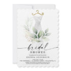 Aquarelle Verdure or nuptiale invitation à la douc