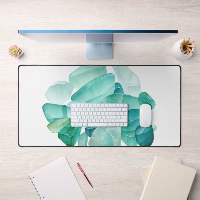 Aquarelle Verre marin (Bureau 1)