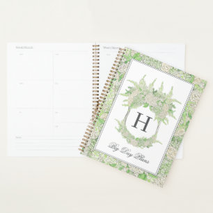 Aquarelle vert et blanc Mariage de crête d'Hydrang