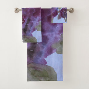 Aquarelle violette Florale