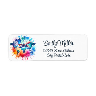 Aquarelle Voyageons dans le monde