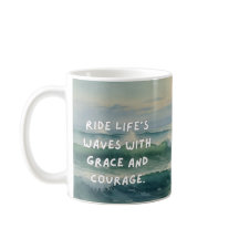Aquarelle Waves Reveal Mug - Ride Waves
