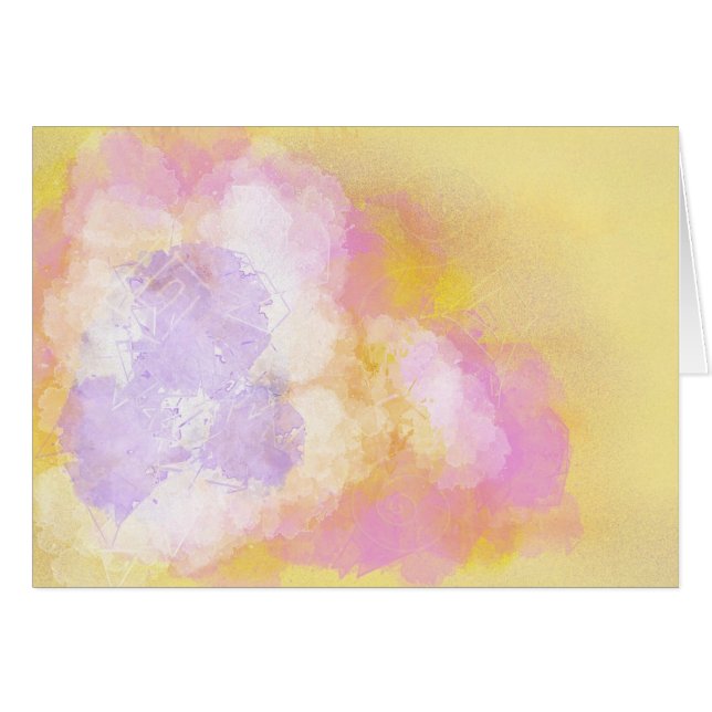 Aquarelles abstraites - arrière - plan orange (Devant horizontal)