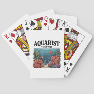 Aquarist Fish Collector Aquarium Junkie Fish Lover Playing Cards