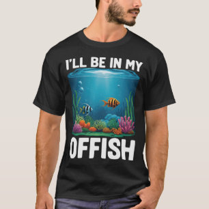Aquarium Art For Men Women Fish Keeper Coral Fish T-Shirt