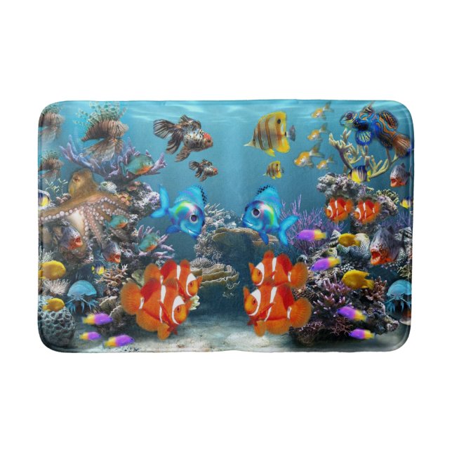 Aquarium Bath Mat (Front)