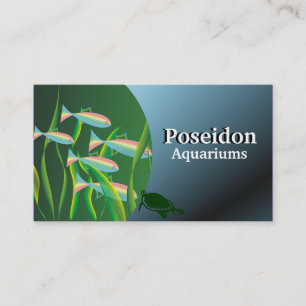 Aquarium Business Cards