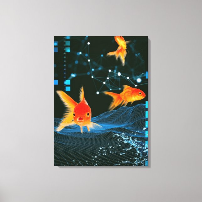 aquarium canvas print (Front)