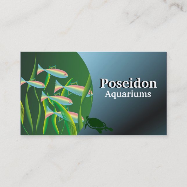 Aquarium Cartes de visite (Devant)