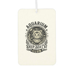 Aquarium Deep Sea Cat Funny Cat Graphic - Aquarium Air Freshener