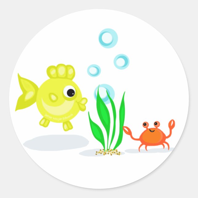 Aquarium Friends Stickers (Front)
