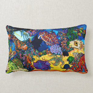 Aquarium Lumbar Pillow
