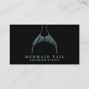 Aquarium Mermaid Tail Business Card