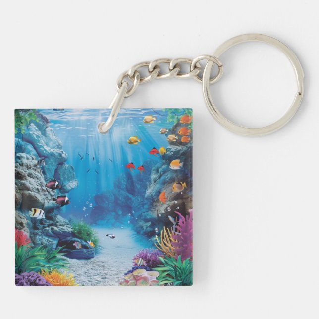 Aquarium moderne réservoir de poisson (Dos)