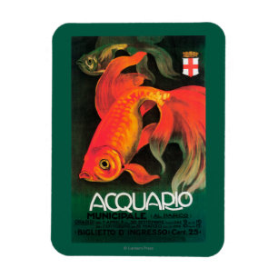 Aquarium & Municipal Park Promotional Poster Magnet