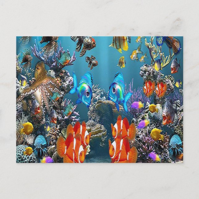 Aquarium Postcard (Front)
