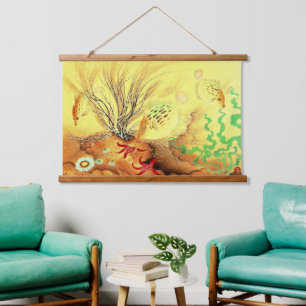 Aquarium Puffer Fish Ono Bakufu 1941  Hanging Tapestry