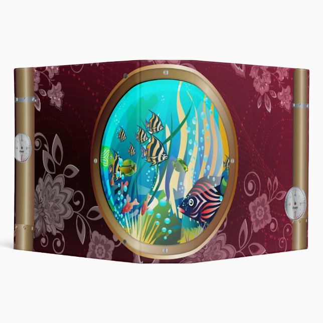 Aquarium Submarine Binder (Background)