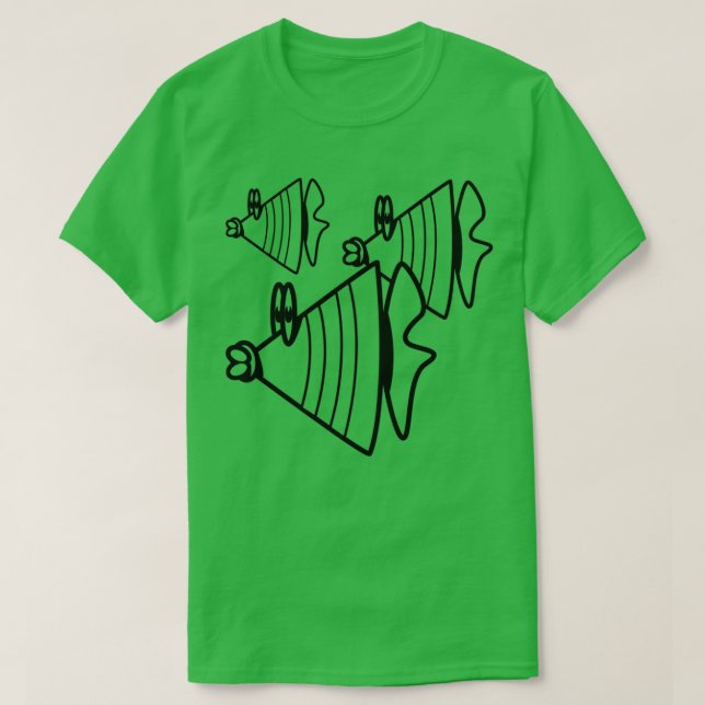 Aquarium Swarm fish Classic TShirt (Design devant)