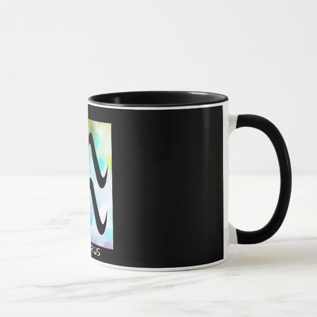 "AQUARIUS" 11 oz. RINGER COFFEE MUG (Right)