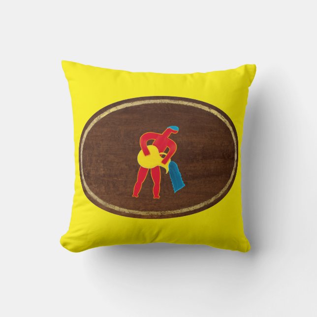 Aquarius 2008 throw pillow (Front)