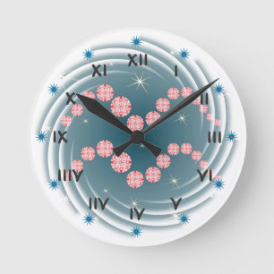 Aquarius 21 January to 18 February Round Clock