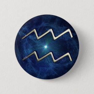 Aquarius 2 Inch Round Button