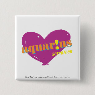 Aquarius 2 inch square button