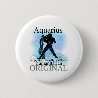 Aquarius About You 2 Inch Round Button