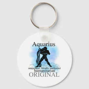 Aquarius About You Keychain