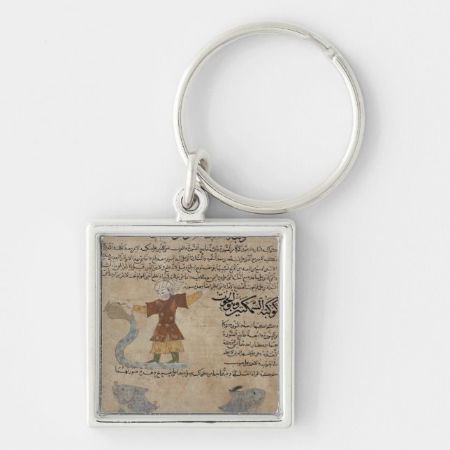 Aquarius and Pisces Keychain (Front)