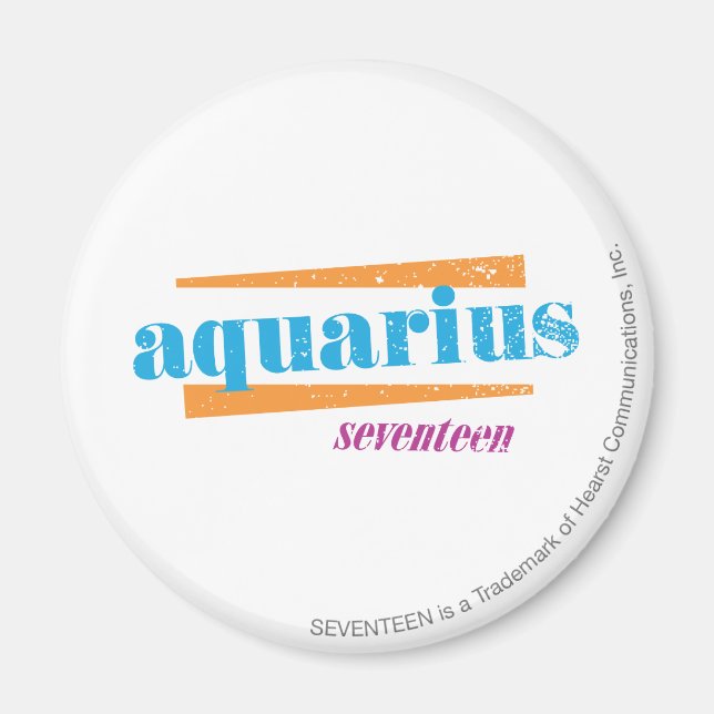 Aquarius Aqua Magnet (Front)