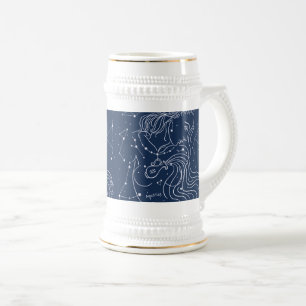 Aquarius Beer Stein