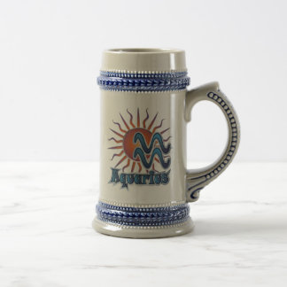Aquarius Beer Stein