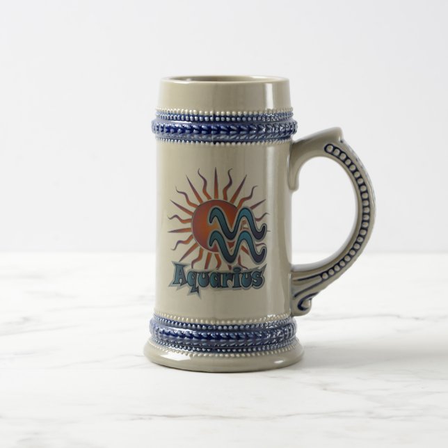 Aquarius Beer Stein (Right)