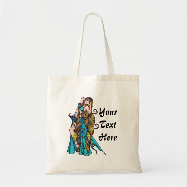 Aquarius Belly Dancer Tote Bag (Front)