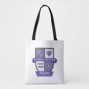 Aquarius Birthday Crest™ for February 1-18 Tote Bag