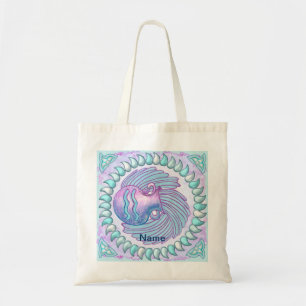 Aquarius Birthday Tote Bag