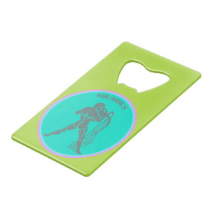 Aquarius Bottle Opener Credit Card Bottle Opener