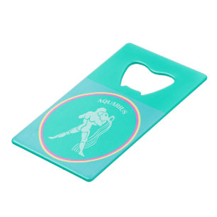 Aquarius Bottle Opener Credit Card Bottle Opener