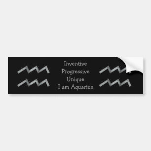 Aquarius Bumper Sticker